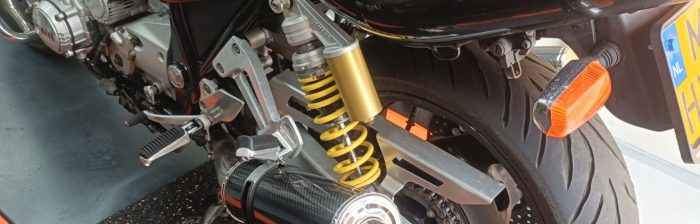 Kettingsmering van een suzuki bandit